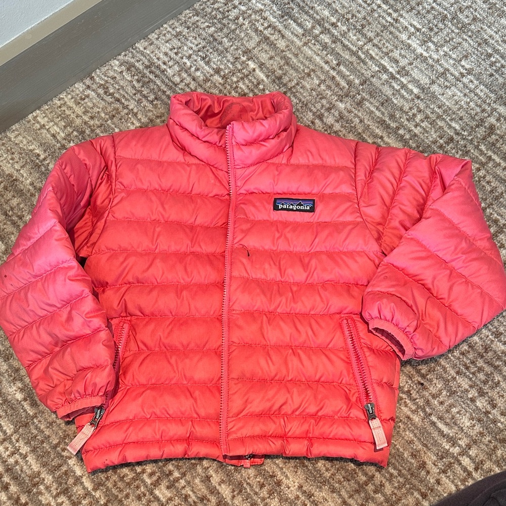 Patagonia Kids Pink Puffer Jacket